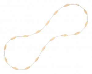 Marco Bicego 18k Yellow Gold Lunaria Twist Collection Necklace.