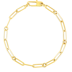 Roberto Coin 18k Yellow Gold Paperclip Link Bracelet