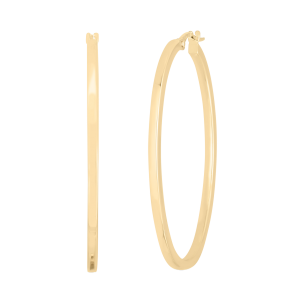 Roberto Coin 18k Yellow Gold Hoop Earrings