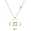 Roberto Coin 18k Yellow Gold & Diamond Princess Flower Pendant