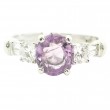 Platinum 1.09 Carat Pink Sapphire Ring