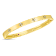 Roberto Coin 18k Yellow Gold Love in Verona Diamond Bangle