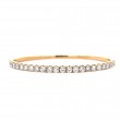 18k Yellow Gold Diamond Bangle Bracelet