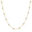 18k Yellow Gold Diamonds by the Yard Necklace