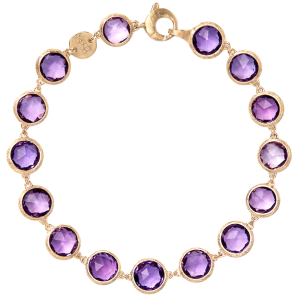 Marco Bicego 18k Yellow Gold & Amethyst Jaipur Collection Bracelet