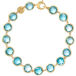 Marco Bicego 18k Yellow Gold & Blue Topaz Jaipur Collection Bracelet