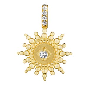 Penny Preville 18k Yellow Gold & Diamond Star Charm