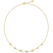 Marco Bicego 18k Yellow Gold Siviglia Collection Pave Diamond Necklace