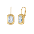 Kwiat 18k Yellow Gold Bezel Set Diamond Drop Earrings