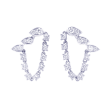 Kwiat Platinum & Diamond "Sunburst" Swag Earrings
