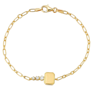 Jade Trau 18k Yellow Gold Mini Catherine Key Bracelet