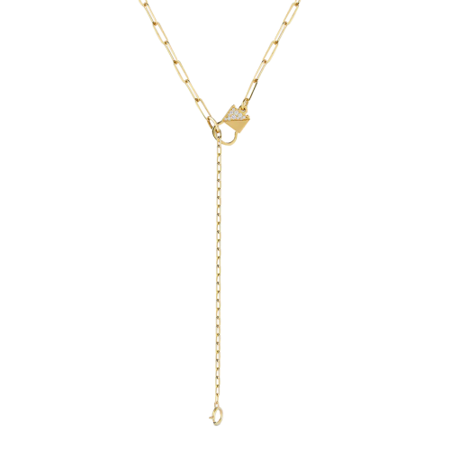 Jade Trau 18k Yellow Gold & Diamond Beatrix Necklace