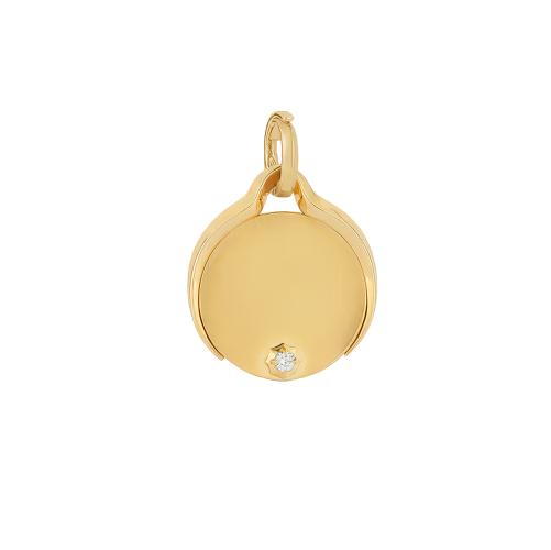 Jade Trau 18k Yellow Gold & Diamond Diana Charm
