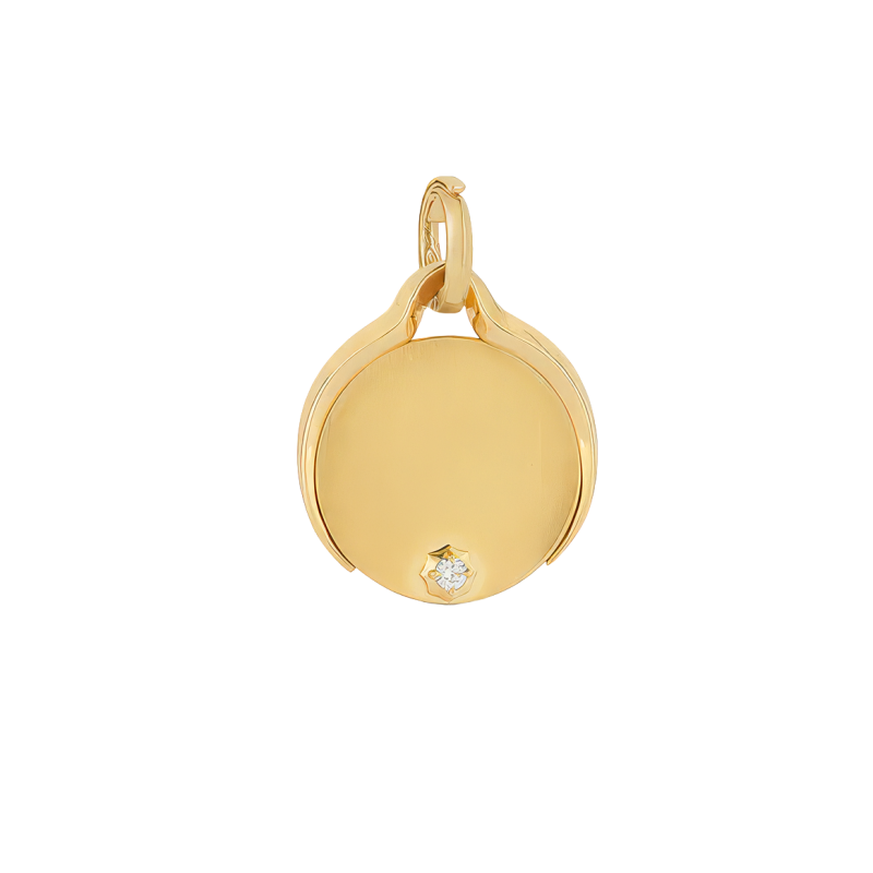 Jade Trau 18k Yellow Gold & Diamond Diana Charm