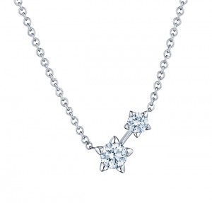 Kwiat 18k White Gold "Star-Set" Starry Night Diamond Pendant