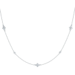 Kwiat 18k White Gold & Diamond "Diamond Strings" Quads Necklace