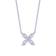Kwiat 18k White Gold & Diamond Sunburst Pendant