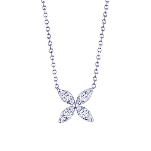 Kwiat 18k White Gold & Diamond Sunburst Pendant