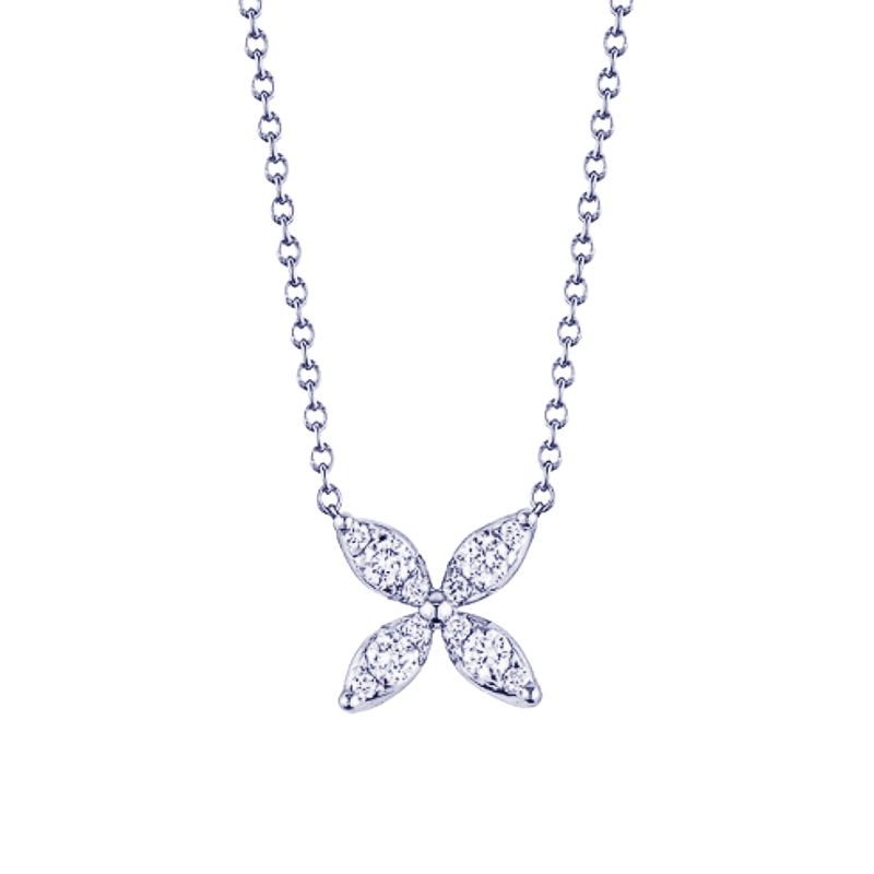 Kwiat 18k White Gold & Diamond Sunburst Pendant