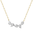 Phillips House 18k Yellow Gold & Diamond Paperclip Necklace