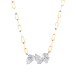 Phillips House 18k Yellow Gold & Diamond "One of One"  Pear Shape Diamond Necklace