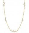 Penny Preville 18k Yellow Gold "Stardust" Diamonds by the Yard Cluster Chain