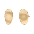 Marco Bicego 18k Yellow Gold Lunaria Collection Engraved Stud Earrings