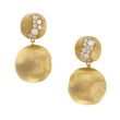 Marco Bicego 18k Yellow Gold & Diamond Africa Collection Drop Earrings