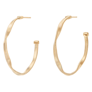 Marco Bicego 18k Yellow Gold Marrakech Collection Medium Hoop Earrings
