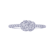 Kwiat Platinum & Diamond Petite Love Knot Ring