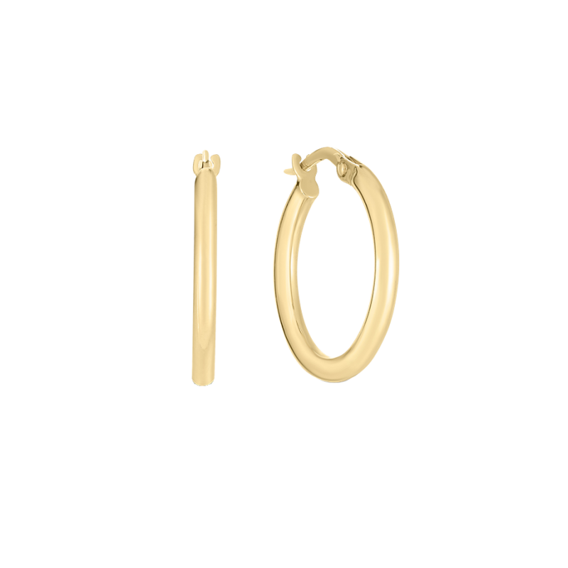 Roberto Coin 18k Yellow Gold "Perfect Hoop"