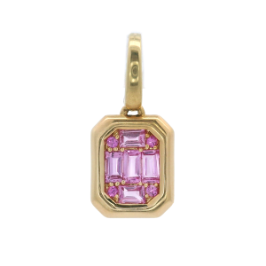 Kwiat 18k Yellow Gold & Pink Sapphire Charm