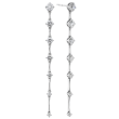 18k White Gold & Diamond Cadence Drop Earrings