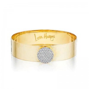 Phillips House Yellow Gold Diamond Infinity Love Always Large Bracelet