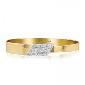 Phillips House Yellow Gold Diamond Graduated Angle Love Always Bracelet