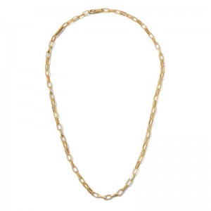 Marco Bicego Uomo Collection Yellow Coiled Open Chain Link Necklace