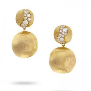 Marco Bicego Africa Collection Yellow Gold Drop Earrings