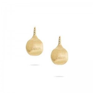 Marco Bicego Africa Collection Yellow Gold Diamond Drop Earrings