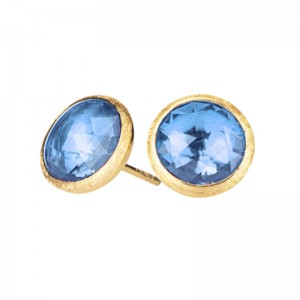 Marco Bicego Jaipur Color Collection Blue Topaz Stud Earrings