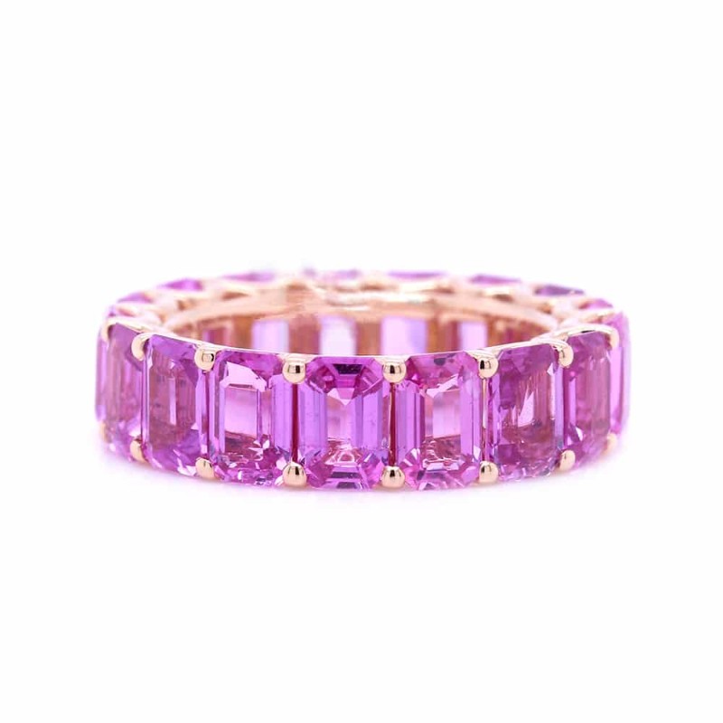 https://www.simonsjewelers.com/upload/product/11.22ctw Rose Gold Emerald Cut Pink Sapphire Eternity Band