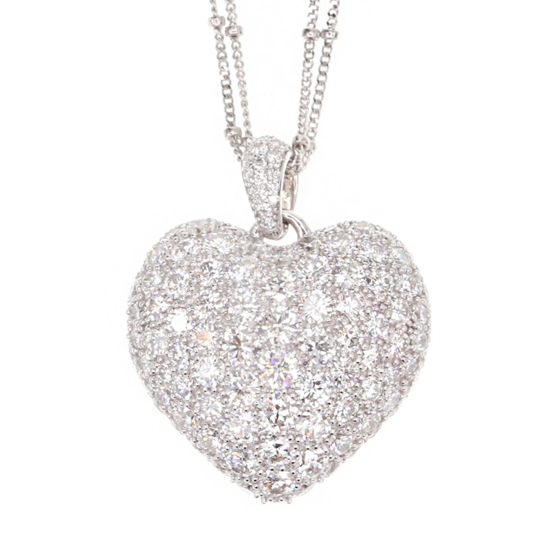 https://www.simonsjewelers.com/upload/product/7.41ctw White Gold Diamond Pave Heart Pendant Necklace