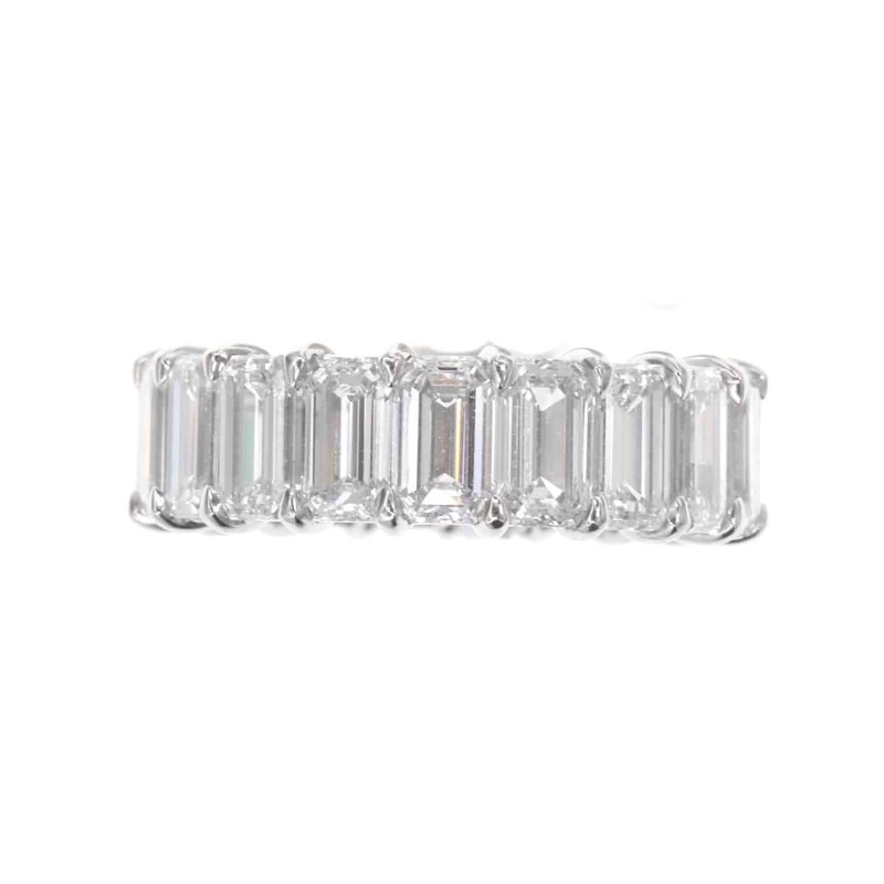 https://www.simonsjewelers.com/upload/product/7.83ctw Platinum Emerald Cut Diamond Eternity Band