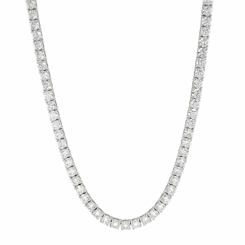 https://www.simonsjewelers.com/upload/product/19.76ctw White Gold Diamond Tennis Necklace