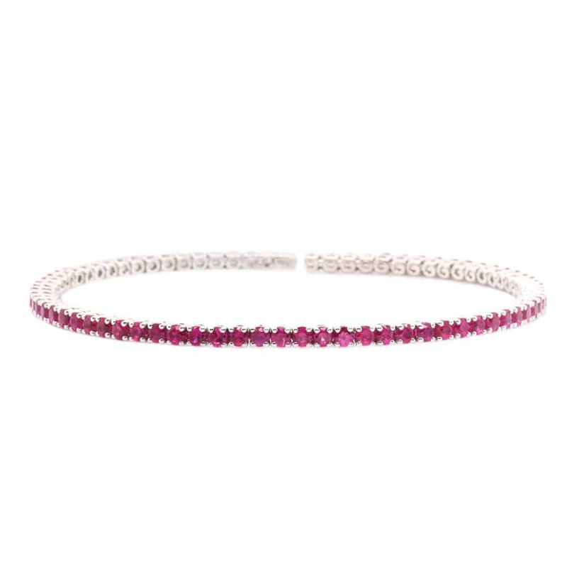 https://www.simonsjewelers.com/upload/product/3.92ctw White Gold Ruby Bangle Bracelet