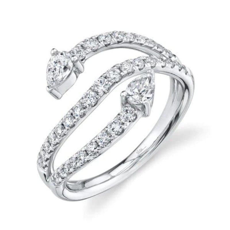 https://www.simonsjewelers.com/upload/product/White Gold Diamond Bypass Style Ring with Pear Shapes