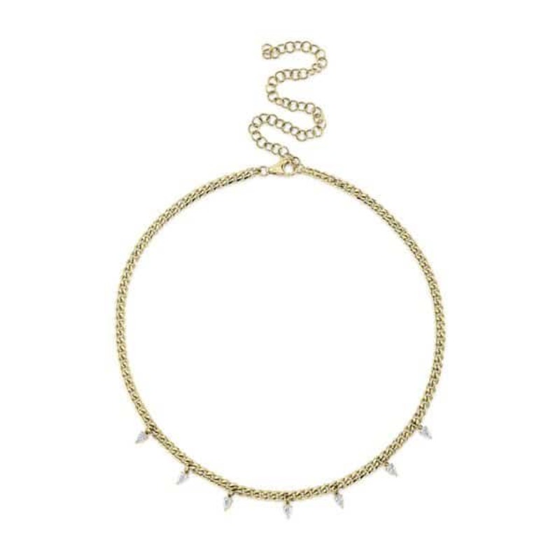 https://www.simonsjewelers.com/upload/product/Yellow Gold Diamond Pear Shape Paperclip Link Necklace