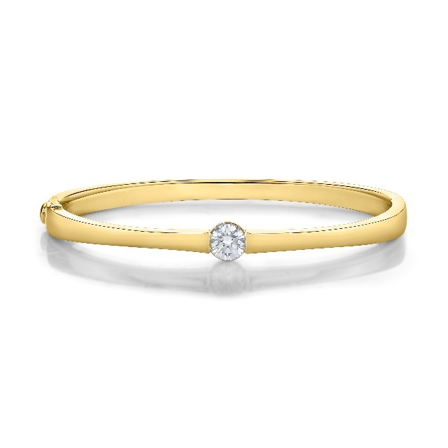 https://www.simonsjewelers.com/upload/product/Yellow Gold Solitude Diamond Bangle Bracelet