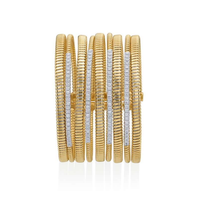 https://www.simonsjewelers.com/upload/product/Yellow Gold Multi-Row Braided Diamond Cuff Bracelet