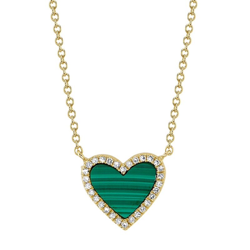 https://www.simonsjewelers.com/upload/product/Yellow Gold Diamond & Malachite Heart Pendant Necklace