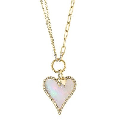 https://www.simonsjewelers.com/upload/product/Yellow Gold Diamond & Mother of Pearl Heart Paperclip Link Necklace
